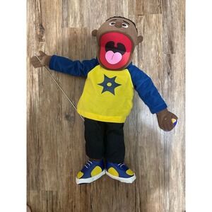 NWT Silly Puppets Jordan Black Boy AS 25"Ventriloquist Church Sunday School